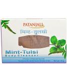 Patanjali Body Cleanser Soap - Mint & Tulsi 75g | Buy Organic Soap Online | International Shipping Available - Buy Online on GoSupps.com