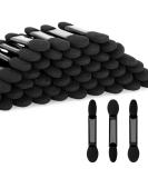 G2plus 100 Black Disposable Eyeshadow Applicators - Dual-Sided Sponge Brushes for Perfect Eyeshadow Application - Bulk Pack of 100 - Buy Online on GoSupps.com