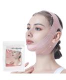 Facial Lifting Belt - Double Lift Soothing & Comfy Face Lift Strap | Breathable V Shaped Chin Up Band for Lifting & Shaping - Buy Online on GoSupps.com