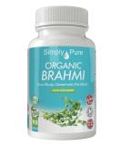 Organic Brahmi Capsules x 90 - 100% Natural, Soil Association Certified, Gluten & GM Free, Vegan - Buy Online on GoSupps.com