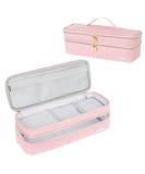 Double-Layer Travel Carrying Case Compatible with Revlon One-Step Hair Dryer Brush/Dyson Airwrap Styler/Volumizer/Hot Tools Portable Storage Organizer Bag For Shark FlexStyle Attachment Pink(Bag Only) - Buy Online on GoSupps.com