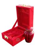 Mini Red Small Cremation Keepsake Urn for Human Ashes - Beautiful Celebration of Life - Timeless Comfort in Red Box - Buy Online on GoSupps.com