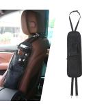 URAQT Upgrade Section Car Seat Side Storage Bag Car Seat Storage Hanging Bag with 3 Pockets Car Seat Organiser Multi-Pocket Drink Holder Suitable for Cars Trucks SUV Gaming Chairs Etc (Black - Buy Online on GoSupps.com