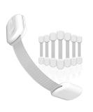 SKYLA HOMES Baby Locks (8-Pack) Child Safety Cabinet Proofing - Safe Quick and Easy 3M Adhesive Cabinet Drawer Door Latches No Screws & Magnets Multi-Purpose for Furniture Kitchen Ovens Toilet Seats 8 Count (Pack of 1) - Buy Online on GoSupps.com