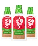 Hello Natural Watermelon Flavor Kids Fluoride Free Rinse, Alcohol Free, Vegan, SLS Free, Mouthwash for Kids Age 6 and Up, 16 Ounce (Pack of 3) 3 pack rinse - Buy Online on GoSupps.com