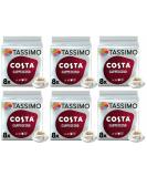 Tassimo Compatible Costa Cappuccino Coffee Pods 16 discs - (Pack of 6 Total 96 discs 48 Drinks) - Buy Online on GoSupps.com