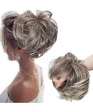 Shop Sego Large Hair Part Extensions | Messy Bun & Updo Voluminous Hair Ties (80g) - Dark Brown & Blonde - Buy Online on GoSupps.com
