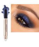 Buy Midnight Blue Shimmer Eyeshadow Stick & Sponge Brush - Long Lasting Waterproof Eye Makeup for Multi-Dimensional Looks - Buy Online on GoSupps.com