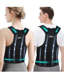 Back Support Brace Posture Corrector for Women and Men - Adjustable Shoulder and Lumbar Belt - Upper Back Straightener for Neck, Back and Shoulders - XXL - Buy Online on GoSupps.com