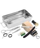 Premium Men's Razor Gift Set - Complete Accessories Solingen Quality Leather Case & Bartschers Scissors - International Shipping - Buy Online on GoSupps.com