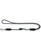 HUNTER FREESTYLE Vario Dog Leash - Robust Weatherproof 1.0 x 260 cm Grey | International Shipping Available - Buy Online on GoSupps.com