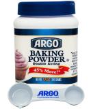 Argo Measuring Spoon & Baking Powder 12 oz - Resealable Container - Buy Online on GoSupps.com