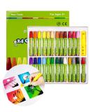 PENTRISTA 24+1 Oil Pastels Set with Sharpener & Holder - Non-Toxic Crayons for Kids & Artists, Ideal for Indoor Activities - Buy Online on GoSupps.com