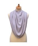 Care Designs Pashmina Scarf Adult Bib | Stylish Waterproof & Reusable Clothing Protector | Elderly Eating Bibs for Women | Grey Dot - Buy Online on GoSupps.com