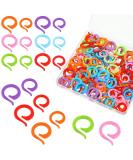200 Colorful Knitting Crochet Markers - DIY Stitch Marker Rings for Handmade Crafts - Buy Online on GoSupps.com