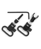 Uncle Mike's Quick Detachable .22 Tube Magazine Magnum Band Sling Swivels (Blued, 1-Inch Loop), Black - Buy Online on GoSupps.com