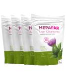 HepaFar Liver Detox Tea - Green Tea Dandelion & Climbing Root | 80 Tea Bags - Detoxify Your Liver - Sensilab - Buy Online on GoSupps.com