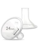 Maymom Myfit 24mm Shields for Medela Breast Pump - Compatible with Freestyle, Harmony, Maxi Connector - 2 Pack - Buy Online on GoSupps.com
