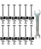 POROHOM 12 PCS Trampoline Screws, Long Screw Trampoline Replacement Parts, Anti-Loose Trampoline Bolts and Nuts,Trampoline Accessories Trampoline Stability Tool- 3"(Length) - Buy Online on GoSupps.com