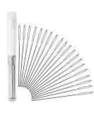 Hugesavings 20 Pieces 2 Inch Large-Eye Blunt Needles - Tapestry, Darning, Embroidery, Knitting Needle Set with Clear Bottle - Yarn and Sewing Needles - Buy Online on GoSupps.com