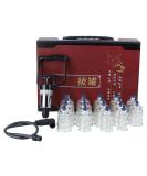 FaceUUUUR Cupping Set with Pump - 19-Piece Chinese Acupuncture Therapy Kit for Home Hijama Muscle & Joint Relief - Buy Online on GoSupps.com