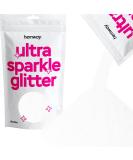 Hemway Ultra Sparkle Glitter White 100g - Multi-Purpose Epoxy Resin for Arts & Crafts, Body, Hair, Face, Nails - Cosmetic Grade, Wedding, Tumblers, Flowers - Iridescent White Glitter Powder - Buy Online on GoSupps.com