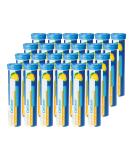 Buy Calcium Effervescent Tablets - 500mg Lemon Flavor | 24x20 Pieces | T&D Pharma Made in Germany - International Shipping Available - Buy Online on GoSupps.com