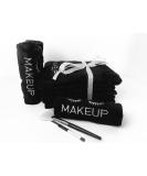 Microfiber Makeup Remover Towel 12x12 - 6PK Black/Silver Soft Hypoallergenic Reusable Wash Cloth for Gentle Makeup Removal - Buy Online on GoSupps.com