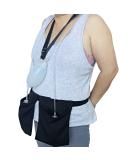 Mastectomy Drain Holder Pouches Set | Neck Shower Lanyard for Post-Surgery Recovery | JP Drainage Bulbs & Nephrostomy Support | Ideal for Breast Cancer & Tummy Tuck | Black - Buy Online on GoSupps.com