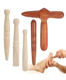 Yimomoyi Massage Wood Acupressure Pen | Trigger Point Massager for Pain Relief & Relaxation - Perfect for Shoulder Back & Leg Therapy - Buy Online on GoSupps.com