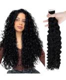 RUNATURE Curly Tape in Hair Extensions - 18 Inch 50g Wavy Human Hair - Black Women 2-Tape #1B-NW - Buy Online on GoSupps.com