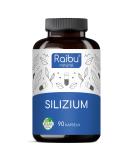 Raibu High-Dose Organic Silicon Capsules - 90 Vegan Capsules (667mg) with Bamboo Extract - Additive-Free 3-Month Supply - Made in Germany - Buy Online on GoSupps.com