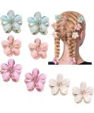 Cute Butterfly Hair Claw Clips - 8 Pack Strong Hold Barrettes for Girls and Women - Buy Online on GoSupps.com