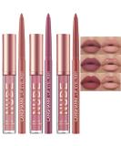 UCANBE 3PCS Liquid Lipstick and Lip Liner Set - Matte and Waterproof Makeup Gift for Women - Buy Online on GoSupps.com