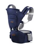 6-in-1 Ergonomic Baby Carrier with Hip Seat for Newborn to Toddler | Soft Infant Holder with Hood for All Seasons - Buy Online on GoSupps.com