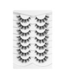3D False Eyelashes Cat Eye Wispy | Natural Reusable Fluffy Faux Mink | Supernatural Heartbeat Style (No.199) - Shop Internationally - Buy Online on GoSupps.com