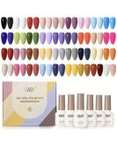 GAOY 42 Pcs Gel Nail Polish Kit - Pink White Red Nude Colors - Glossy & Matte Top Coat - Base Coat - DIY Nail Art Set - Four Seasons Series - Buy Online on GoSupps.com