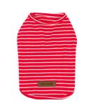 Shop Cute Striped Pet Pullover for Small Dogs & Cats - Stylish Dog Clothes in Pink Red Blue Gray | Lightweight & Comfortable | Perfect for Pets 1.2-9.0 kg - Buy Online on GoSupps.com