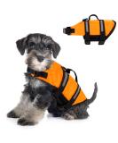 Dog Chimney Reflective Life Jacket | Adjustable Pet Lifebuoy for Swimming Boating & Canoeing - Summer Swimwear - Buy Online on GoSupps.com