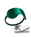Spencer & Whitney 100% Silk Sleep Mask - 22 Momme Pure Mulberry Silk Blindfold Super Soft & Comfortable Eye Mask for Restful Sleep (Green) - International Shipping Available - Buy Online on GoSupps.com