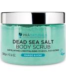 PraNaturals Revitalising Dead Sea Body Scrub 500g Nourishing Skin Exfoliating Salt Scrub Rich in Natural Minerals for All Skin Types Enriched with Mango & Kiwi Fruit Scent 500 g (Pack of 1) - Buy Online on GoSupps.com