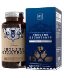 High Strength 700mg Choline Bitartrate Capsules | Nootropic Choline Supplement - 120 Count | Non-GMO, Gluten & Allergen Free | Made in UK - Buy Online on GoSupps.com