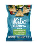 Kibo Chickpea Chips - Gluten-Free, Vegan, Non-GMO, Mediterranean Herbs, 1 oz (12 Pack) - Buy Online on GoSupps.com