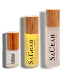 Shop Natural Vegan Facial Skincare Set | Brightening Firming & Hydrating Anti-Aging Essentials - 3 pc Cleanser Mist & Serum - Buy Online on GoSupps.com