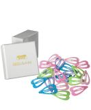 HAARallerliebst Heart Hair Clips - 20 Glitter Clips for Girls with White Storage Box - 3.6 cm - Buy Online on GoSupps.com