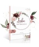Sky.herz. paper pregnancy diary love in the stomach - diary for pregnancy to enter - pregnancy book for self -designing 1 piece (1 -pack) pregnancy - love in the stomach - Buy Online on GoSupps.com
