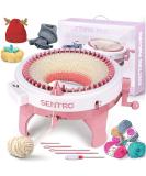 Brimoon 48 Needles Knitting Machine - Smart Weaving Loom for DIY Knit Projects - Round Knitting Machine with Row Counter for Adults and Kids - Buy Online on GoSupps.com