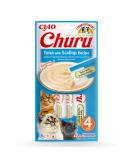 Inaba Ciao Churu Sticks - Hand-Fed Cat Treats with Tuna & Scallops - Delicious 56g Snacks for Cats - Buy Online on GoSupps.com