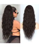 Shop Pference Brown Long Wrapped Hair Ponytail Extensions - 65cm Afro Braid Hair Extensions for Women - Buy Online on GoSupps.com