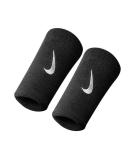 Nike Swoosh Doublewide Sweatbands - Black/White | One Size | International Shipping Available - Buy Online on GoSupps.com